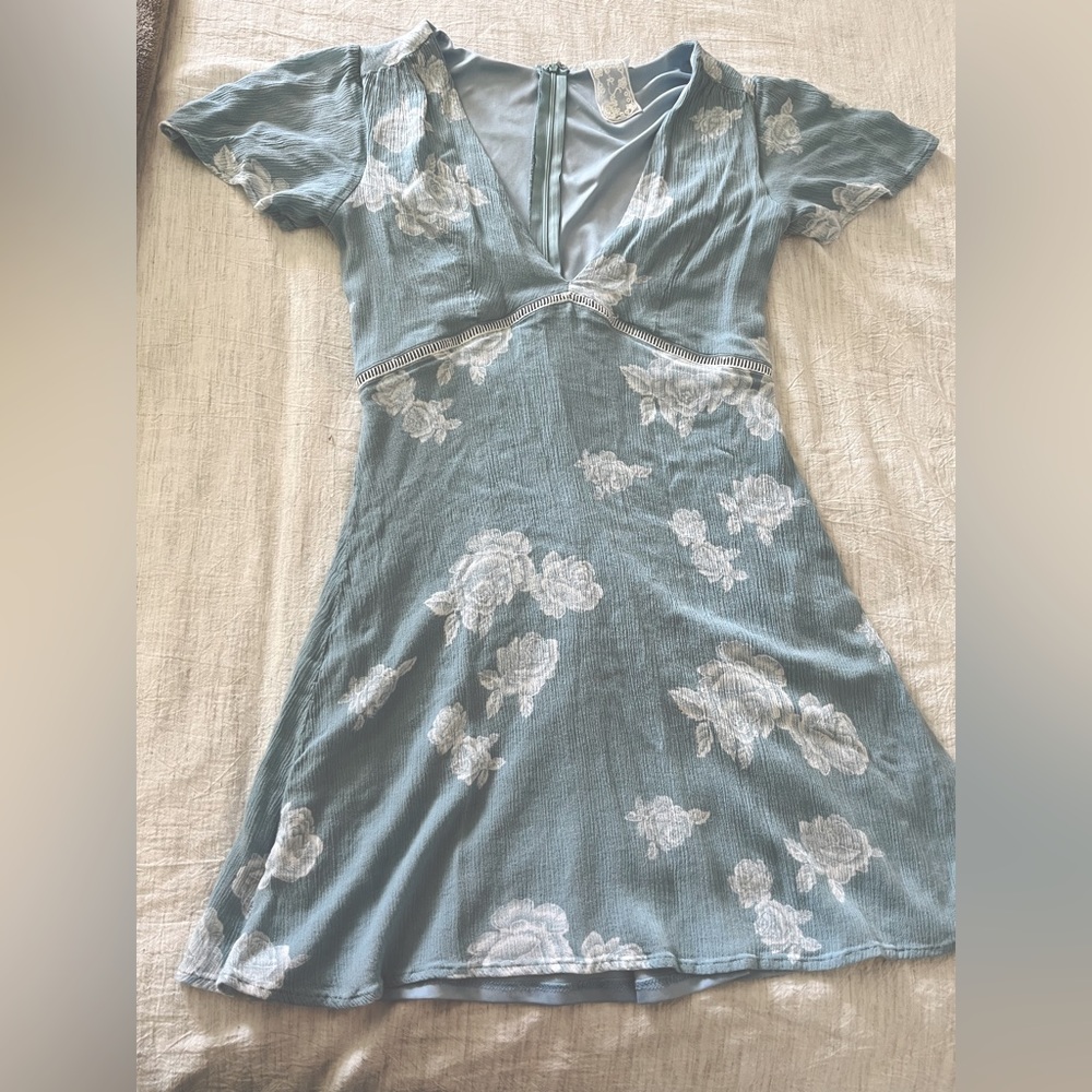 Women’s dress. Low cut mini
